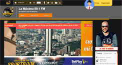 Desktop Screenshot of lamaximaradio.com